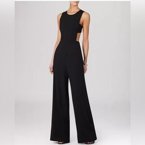 BCBGMaxAzria Black Rossana Cutout Jumpsuit